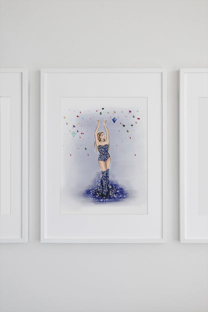 Whole Place Shimmer Art Print image 1
