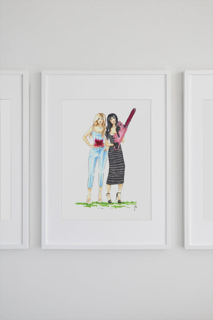 Gals Over Guys Art Print image 1