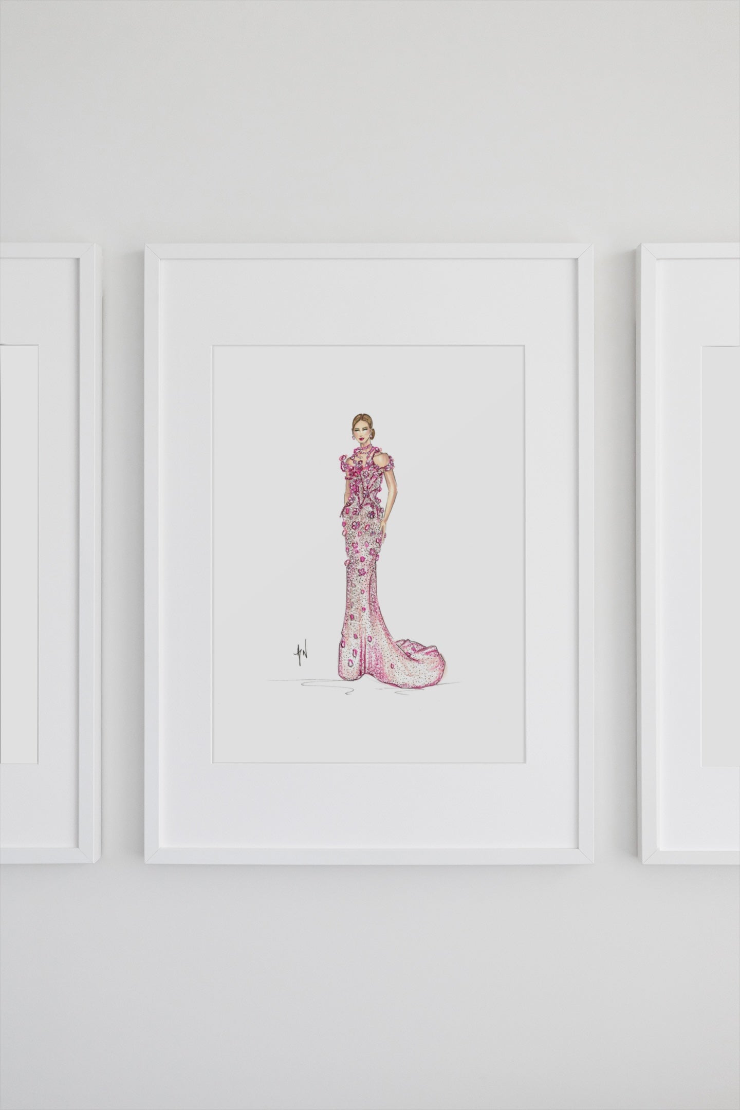 Pretty In Pink Art Print image 1