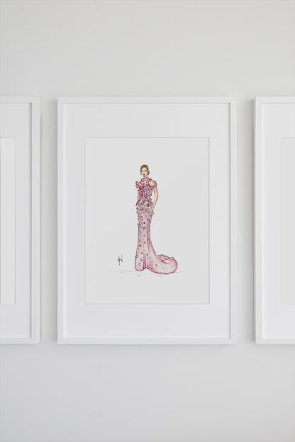 Pretty In Pink Art Print image 1