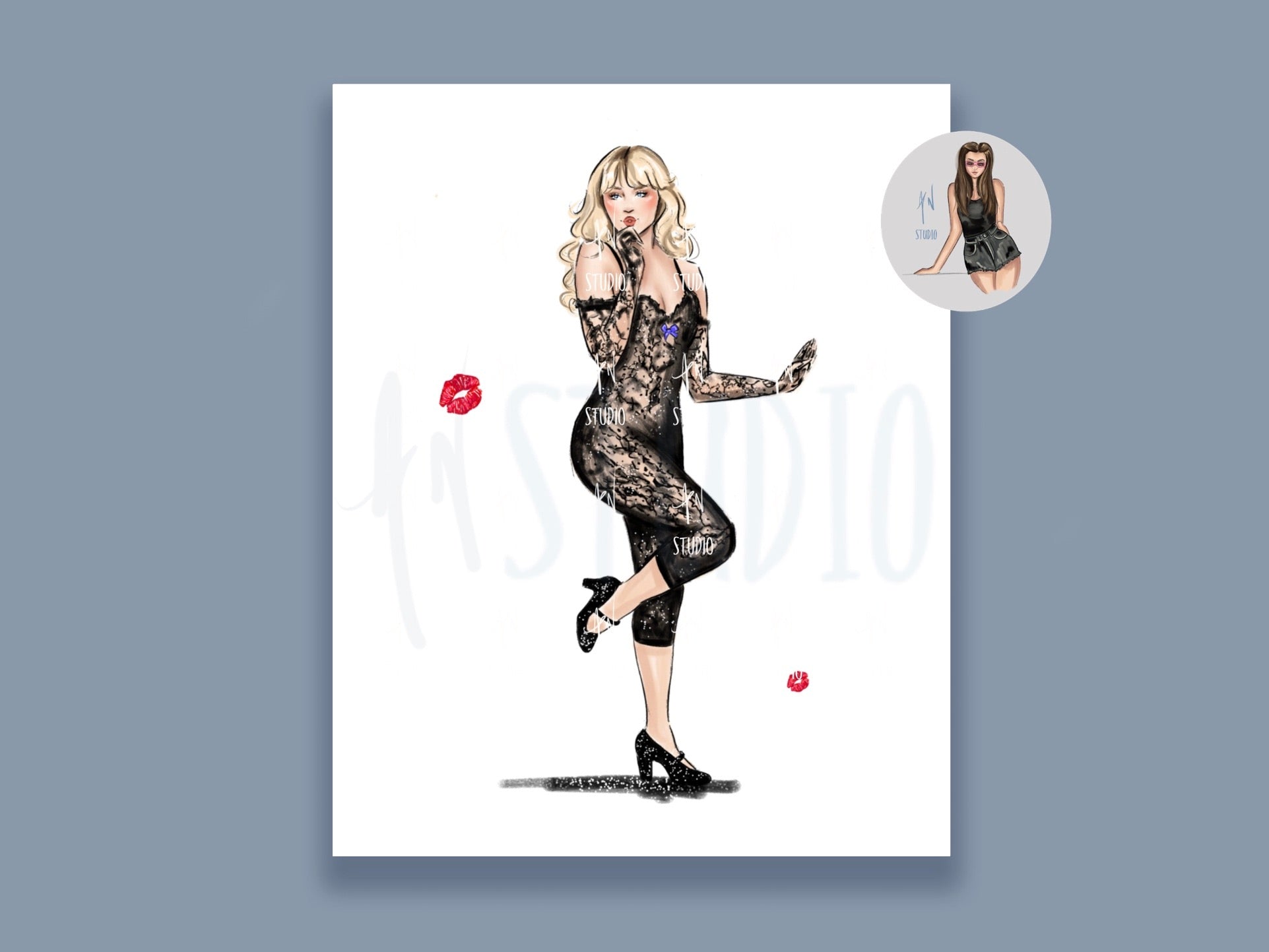 Pretty In Lace Art Print image 0