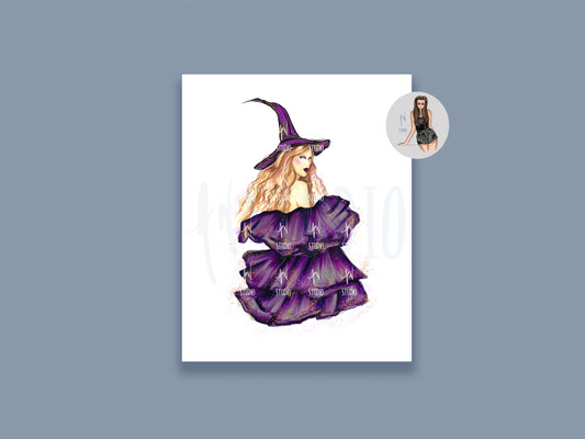 In My Purple Witch Era Art Print image 0