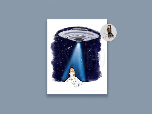 Staring At The Sky Art Print image 0