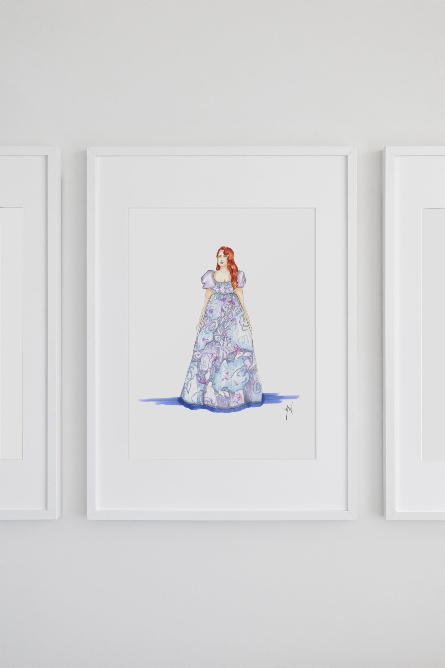 Miss Featherington Art Print image 1