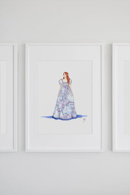 Miss Featherington Art Print image 1