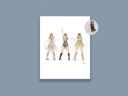 Trio Of Fearlessness Art Print image 0