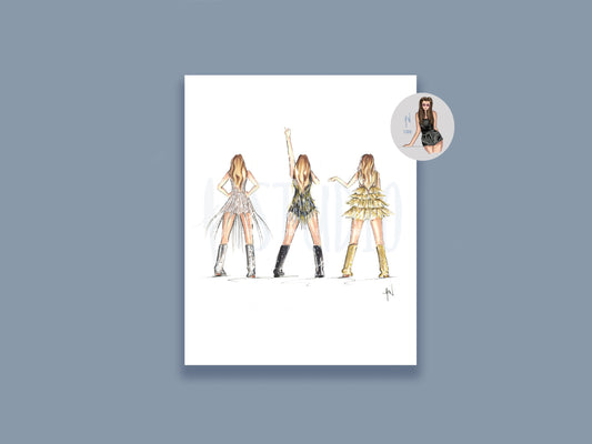 Trio Of Fearlessness Art Print image 0