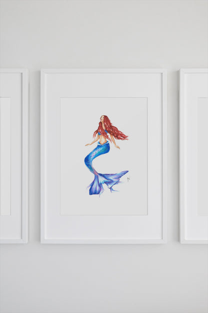 Ariel Princess Art Print image 1