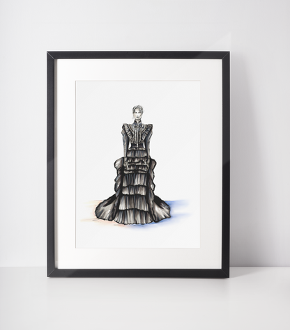 Nobody Noticed My New Aesthetic Art Print image 1