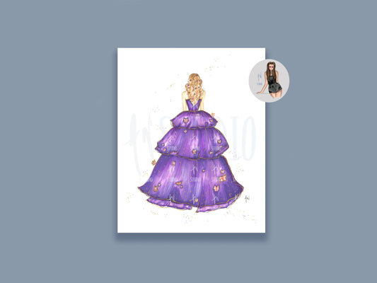 Gown Shaped Like a Pastry Album Art Print image 0