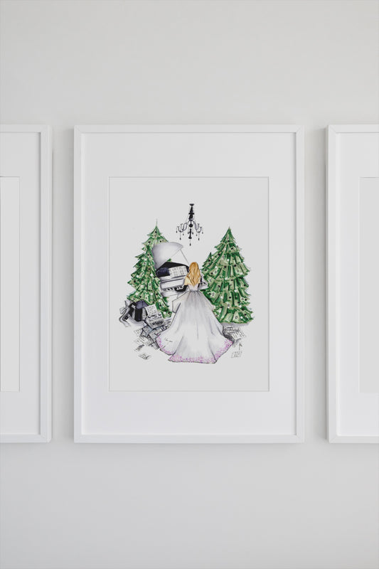 A Tortured Poets Christmas Art Print image 1