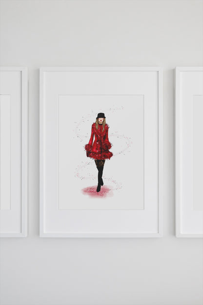 Boots & A Bucket Hat Art Print image 1