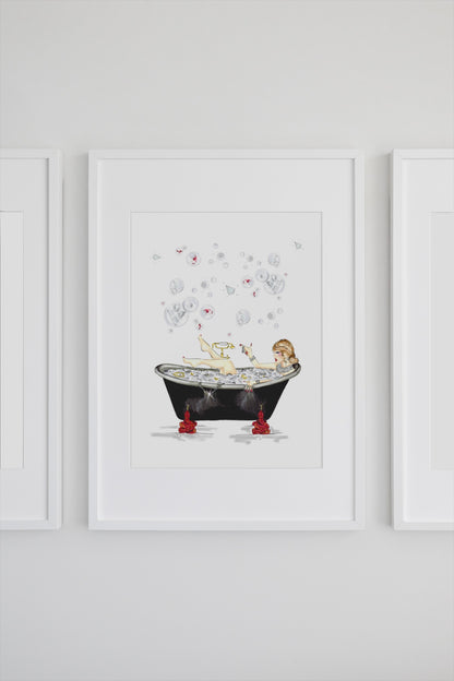 Bathing In Reputation Art Print image 1