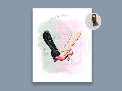 Two Types Of Witches Art Print image 0