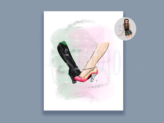 Two Types Of Witches Art Print image 0