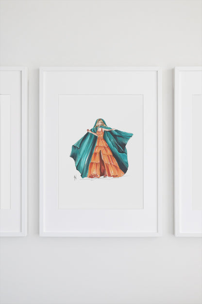 Mystical Cape Art Print image 1