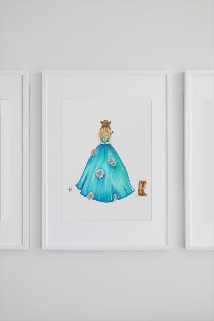 August Print Of The Month, Debut Ball Gown