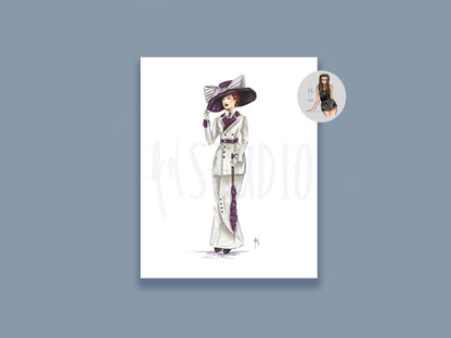 Rose's Arrival Art Print image 0