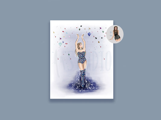 Whole Place Shimmer Art Print image 0