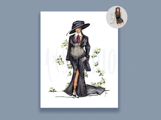 Riri, Met Gala 2025 Art Print image 0