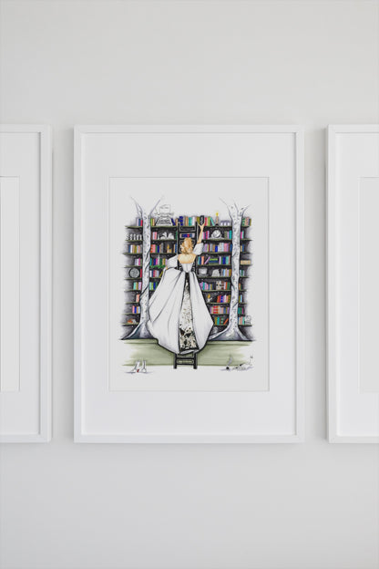 The Tortured Poets Library Art Print image 1