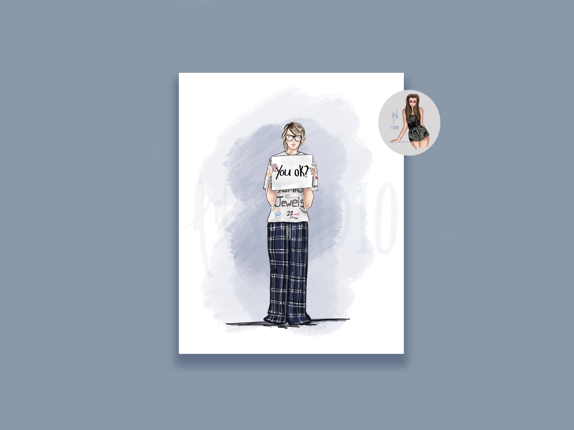 You Ok? Art Print image 0