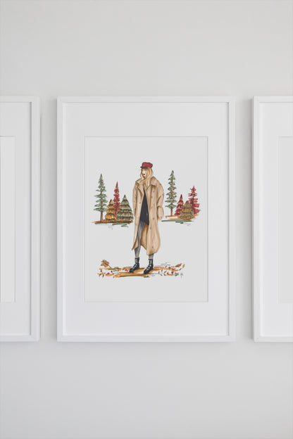 Autumnal Romance Art Print image 1