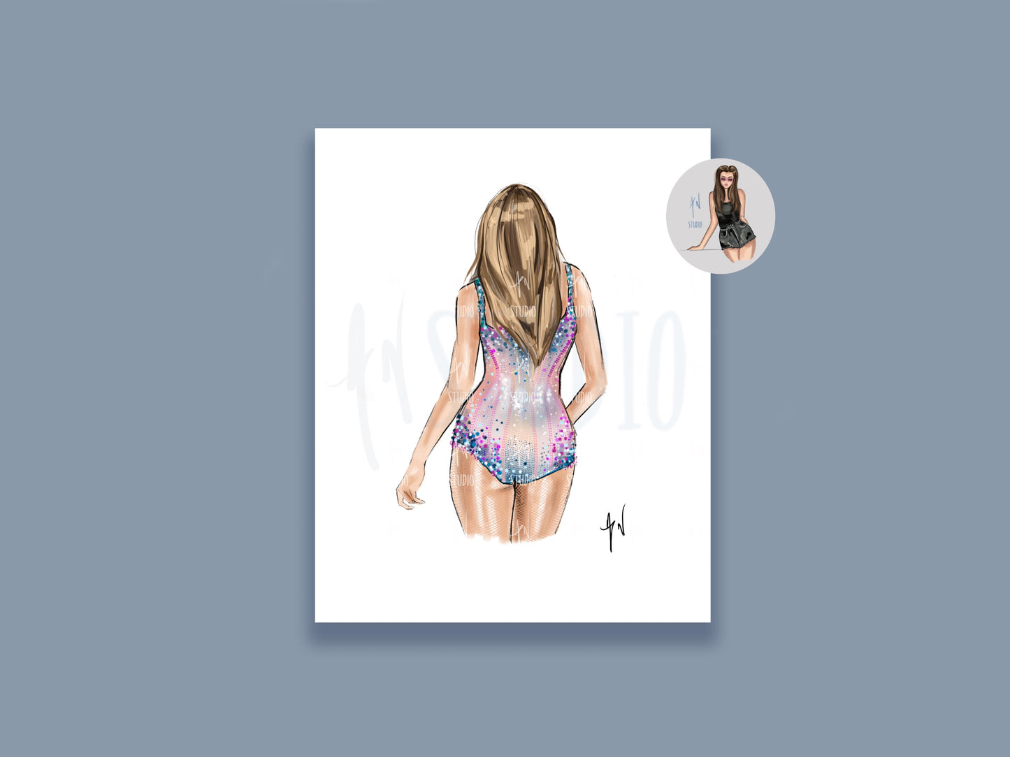 Shining Bodysuit Art Print image 0