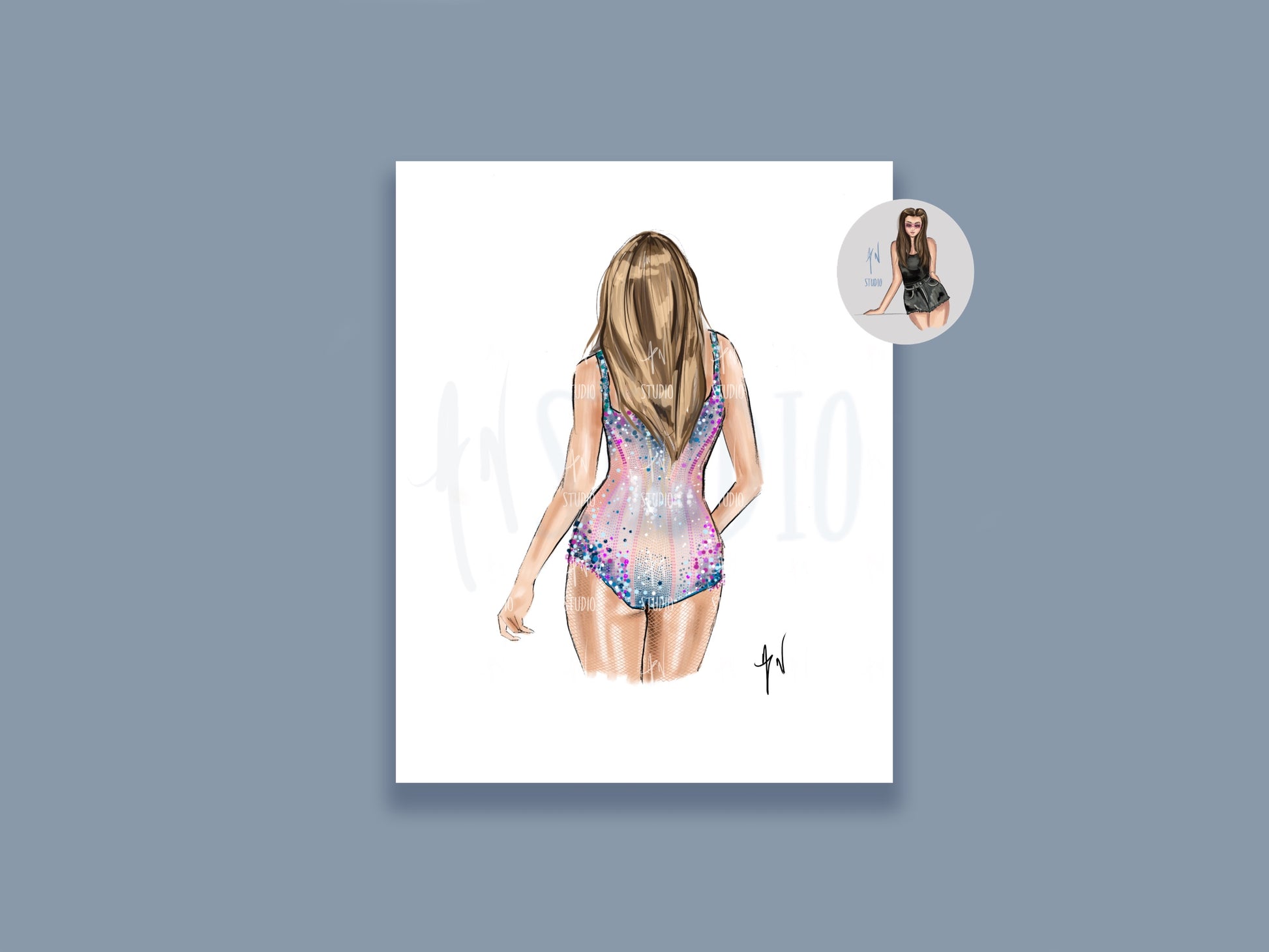 Shining Bodysuit Art Print image 0