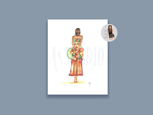 Pimmalicious Cocktail Art Print image 0