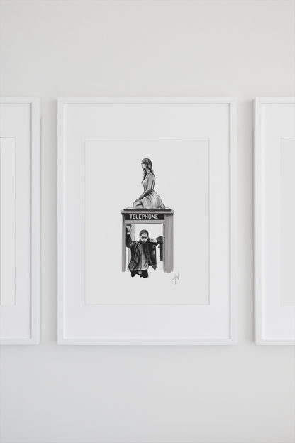 A Tortured Poets Phone Box