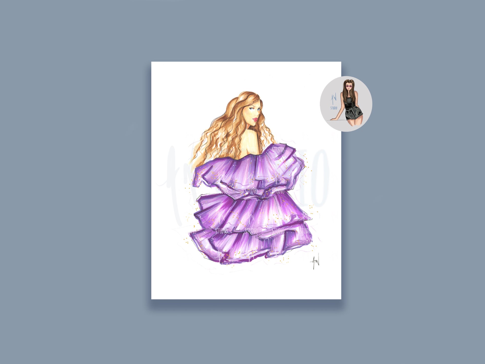 Purple Enchantment Art Print image 0