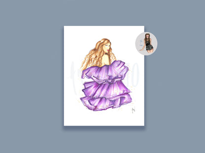 Purple Enchantment Art Print image 0