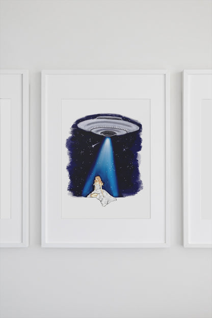 Staring At The Sky Art Print image 1