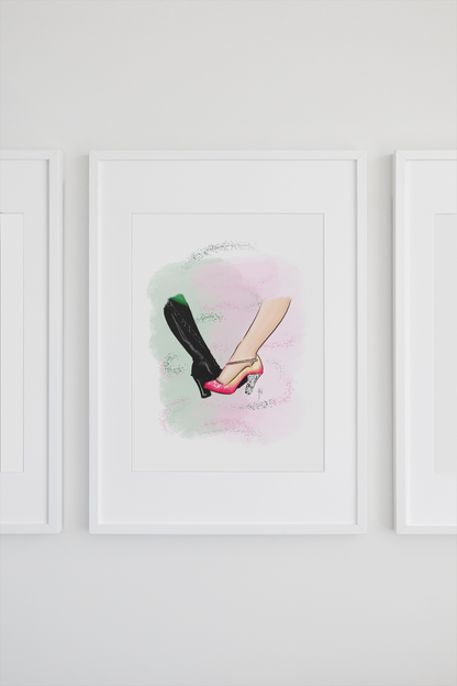 Two Types Of Witches Art Print image 1
