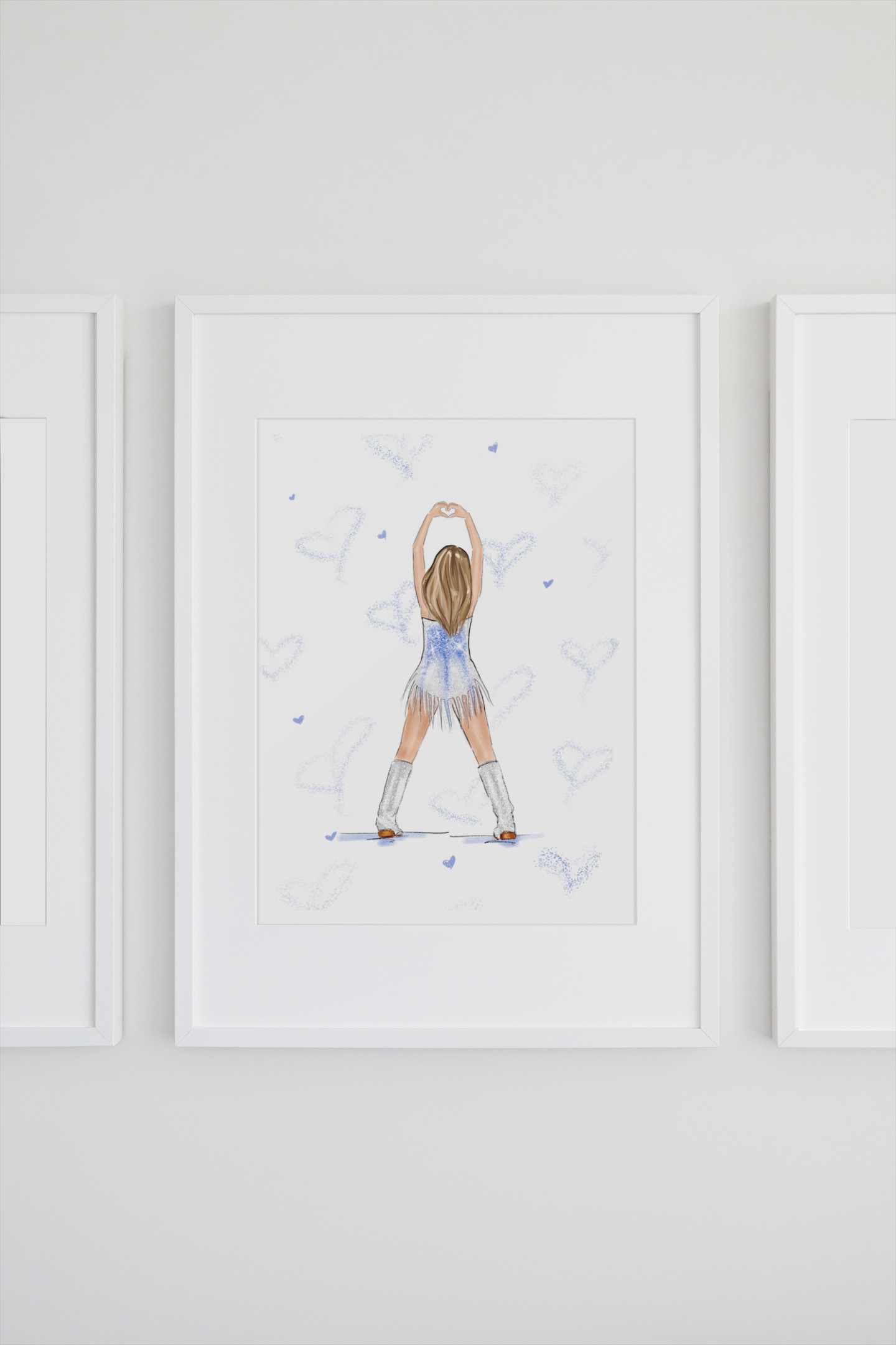 Ice Tassels Outfit Art Print image 1