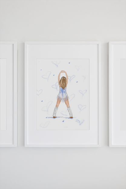 Ice Tassels Outfit Art Print image 1