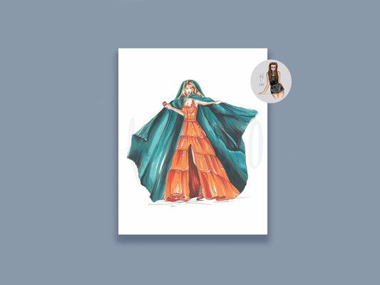 Mystical Cape Art Print image 0