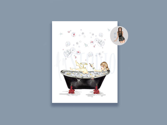 Bathing In Reputation Art Print image 0