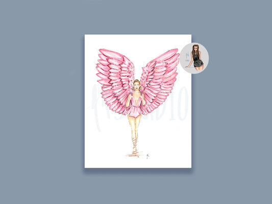 She’s An Angel Art Print image 0