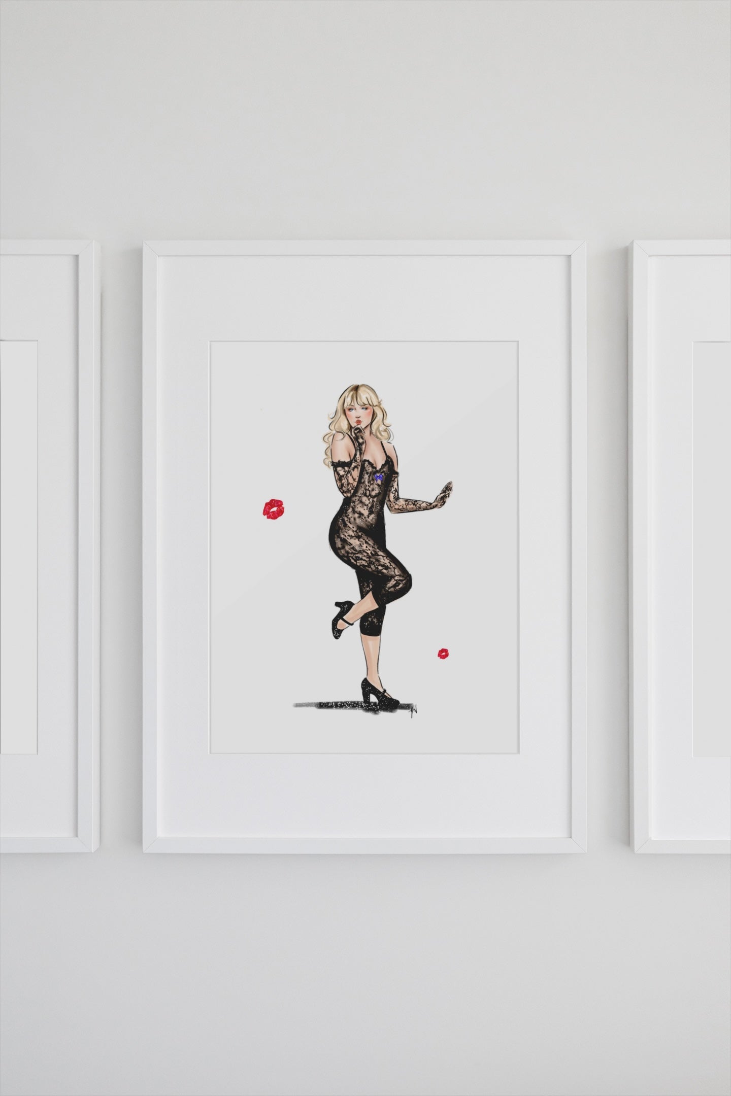 Pretty In Lace Art Print image 1