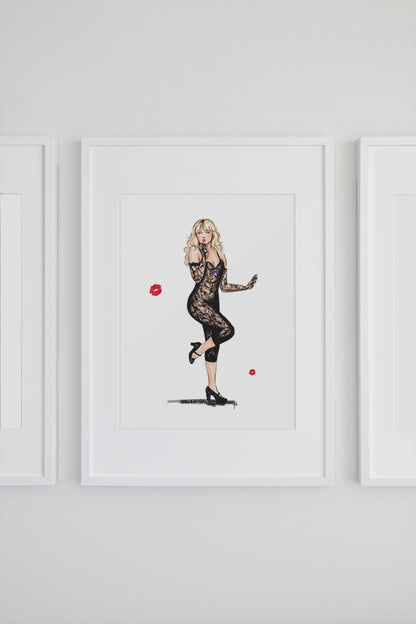 Pretty In Lace Art Print image 1