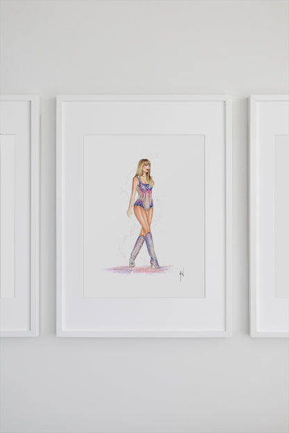 Sparkle Bodysuit Art Print image 1