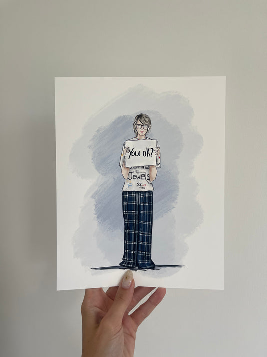 SECOND You Okay? Art Print