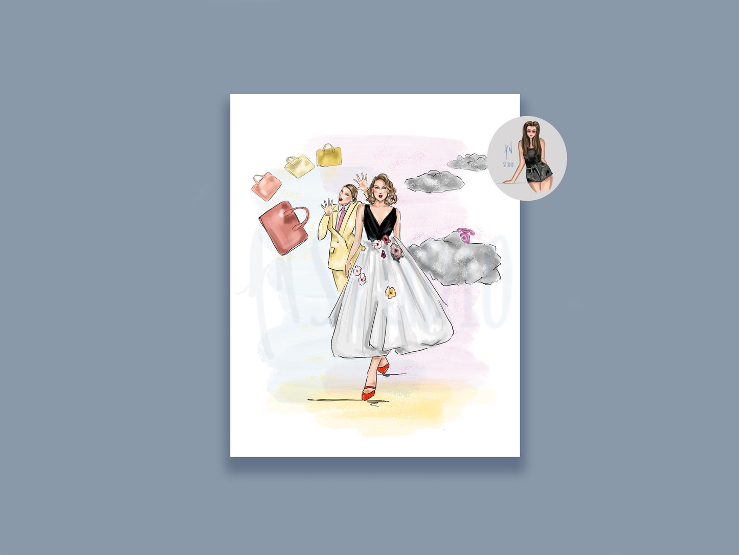 I'm The Only One Of Me Art Print image 0