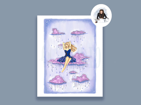Midnight Rain Art Print