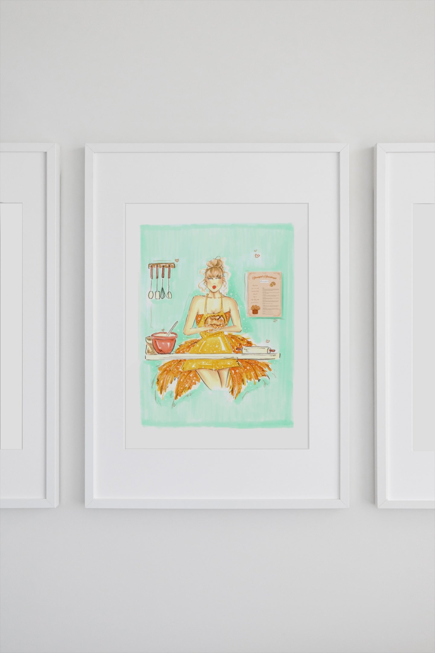 The Showgirl’s Sourdough Art Print