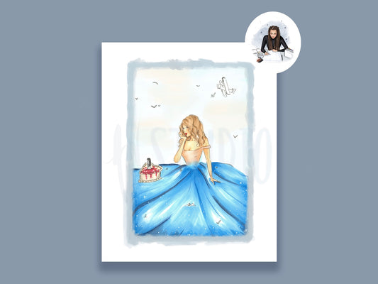 1989 Eats Cake Art Print