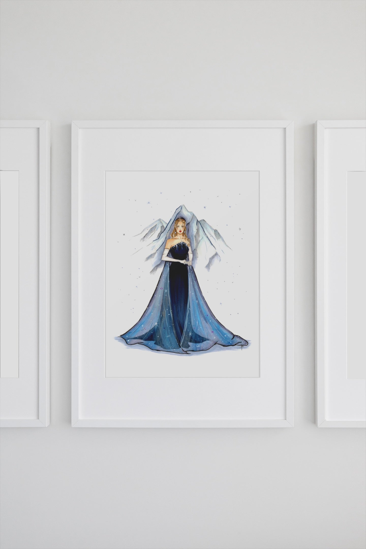 A Night Court Ball Gown Art Print