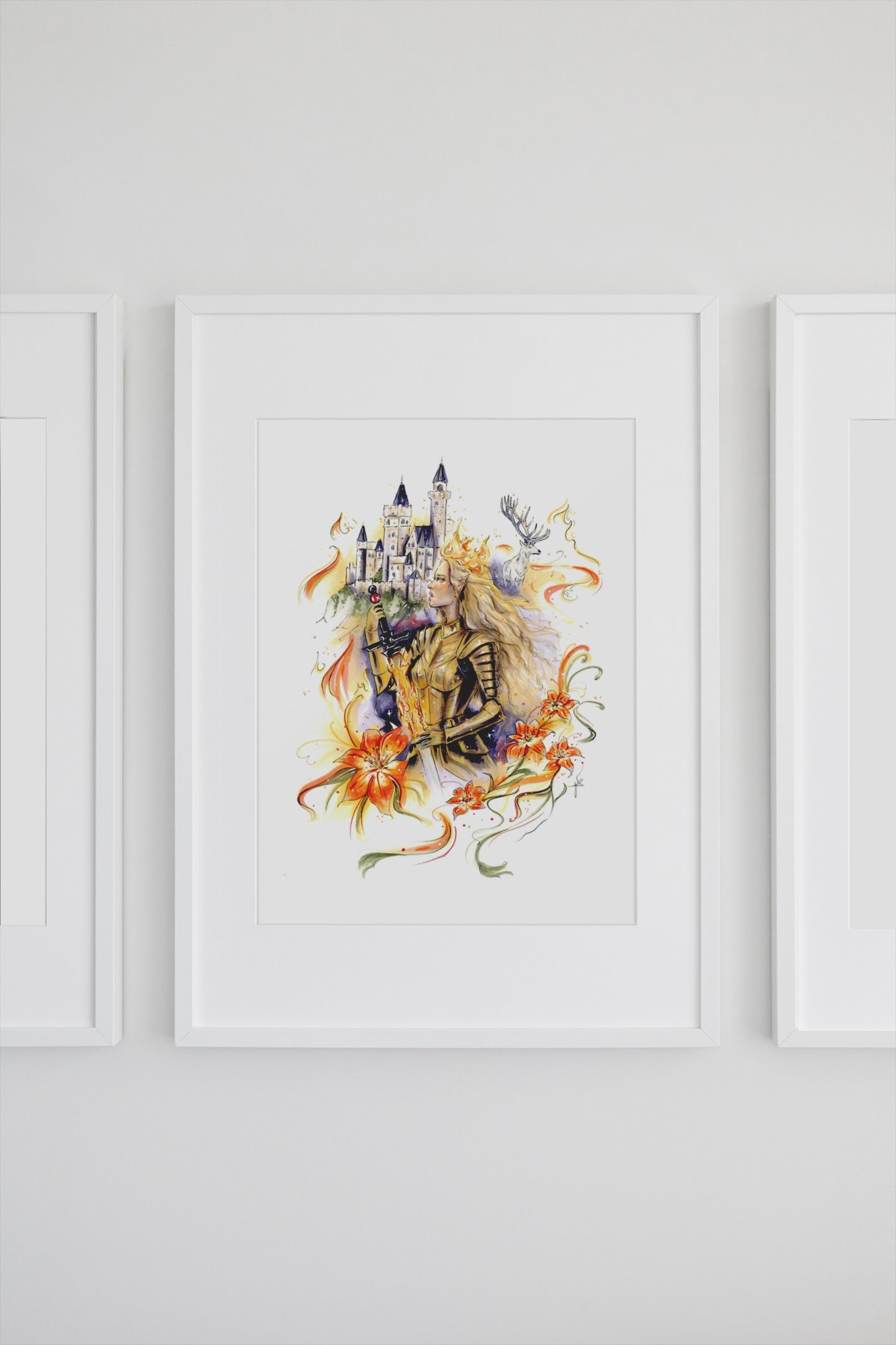 Fireheart Art Print